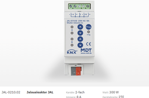 스마트홈과 비슷한 KNX블라인드 액츄에이터 체험해보기 (2) mdt